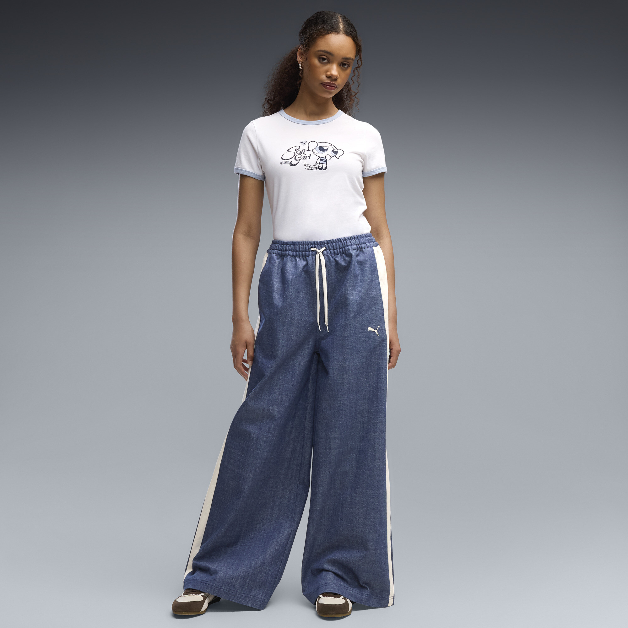 Pantalon oversize tissé PUMA x POWERPUFF GIRLS Femme Vêtements - vue 2