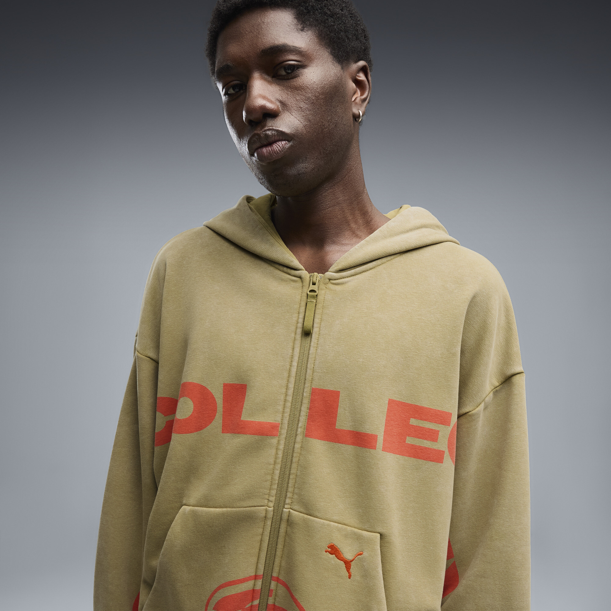 PUMA Hoodie zippé à imprimés Unisexe Accessoires