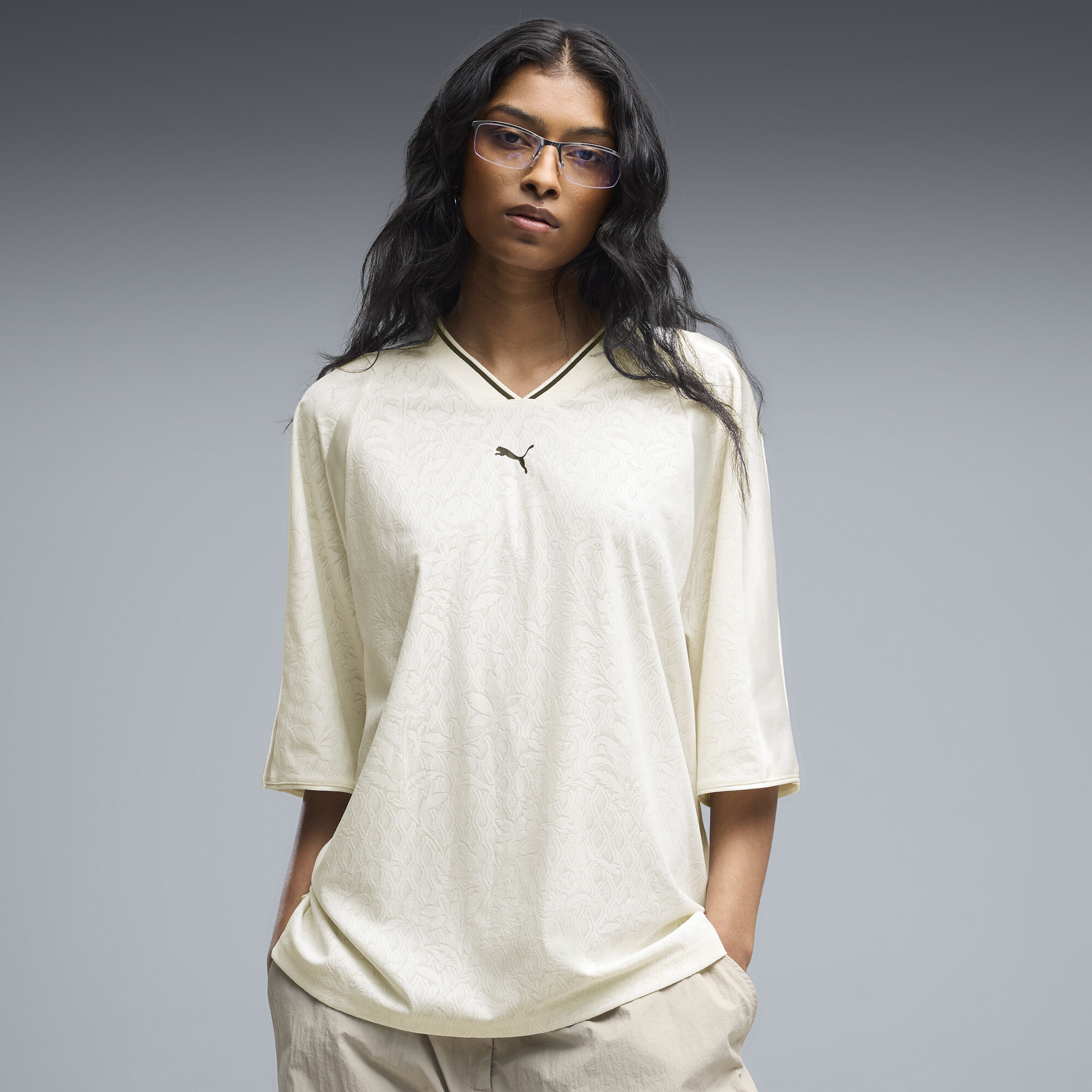 PUMA Lace Pack Oversized Trikot Damen, Accessoires, Weiß, M