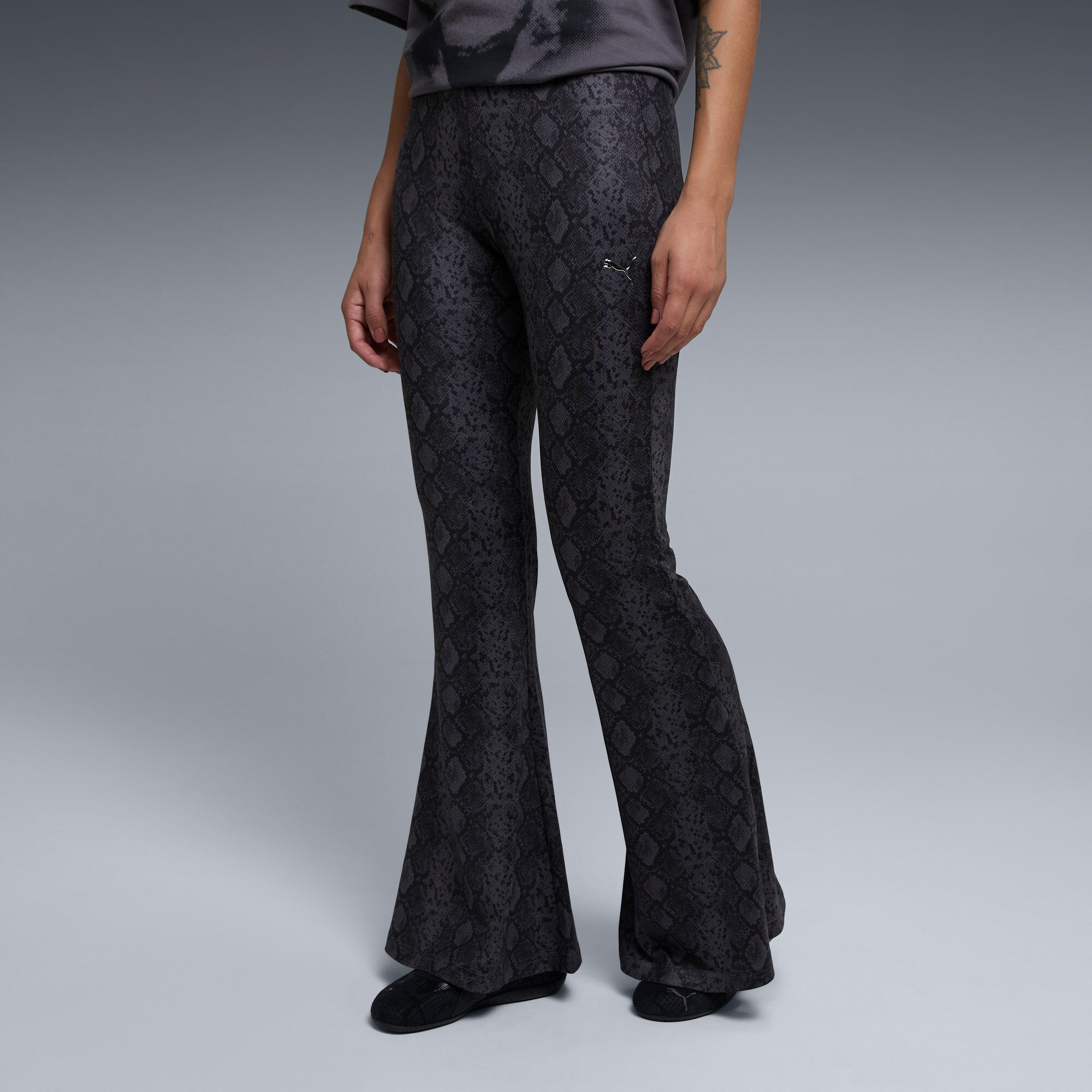 Pantalón acampanado Snake Print Pack para mujer