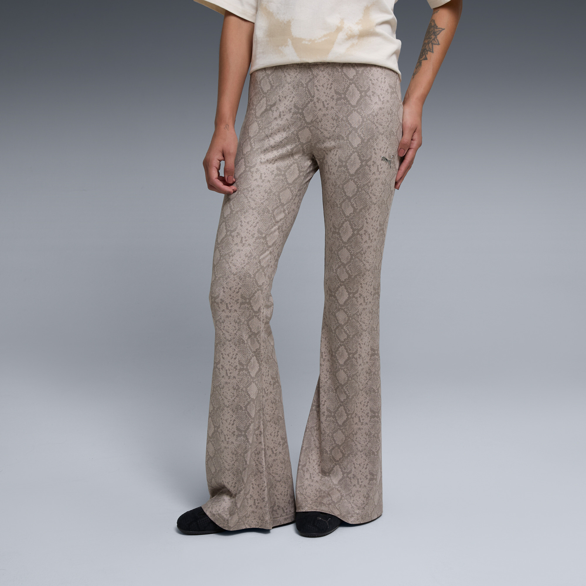 Pantalón acampanado Snake Print Pack para mujer