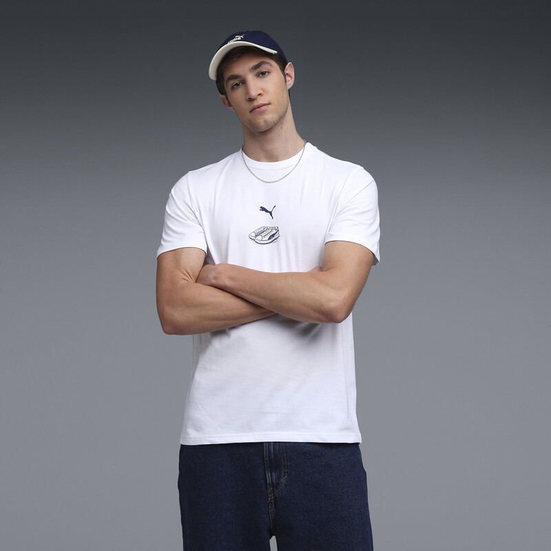 PUMA GRAPHIC Print Crew Neck Tee