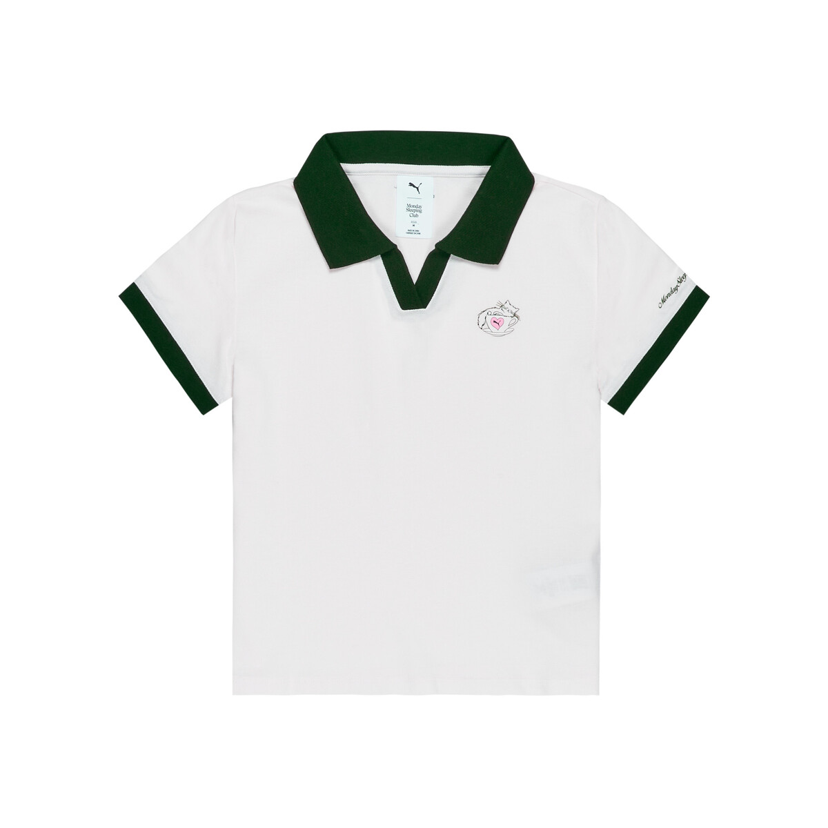 PUMA x Monday Sleeping Club Polo Women in Warm White, Small