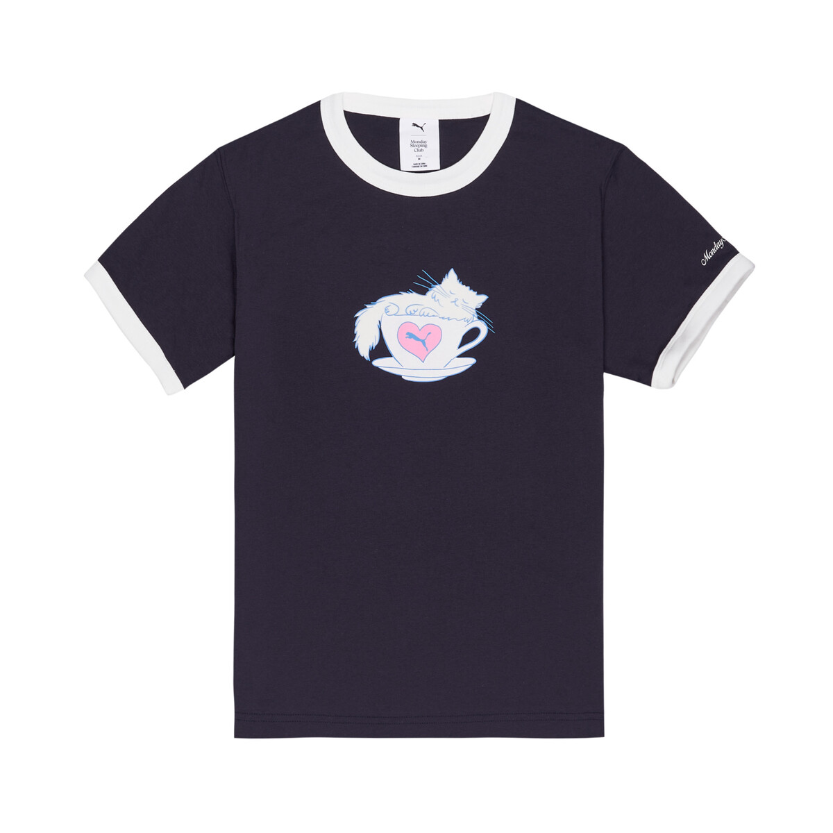 PUMA x Monday Sleeping Club T-Shirt Women in New Navy, XS