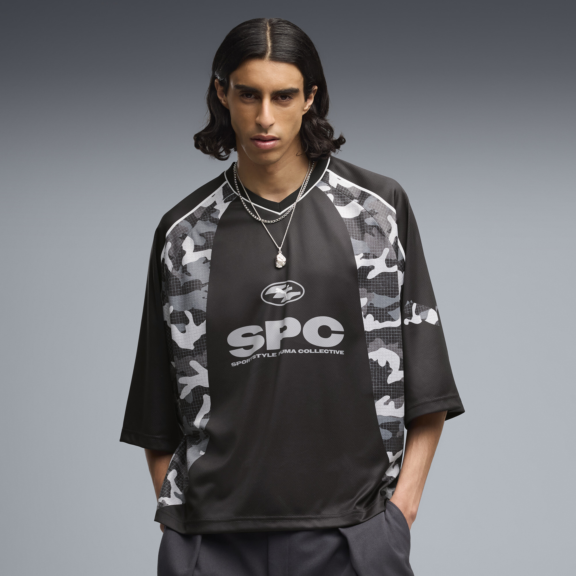 PUMA SPC Oversized Trikot Unisex, Accessoires, Schwarz, L