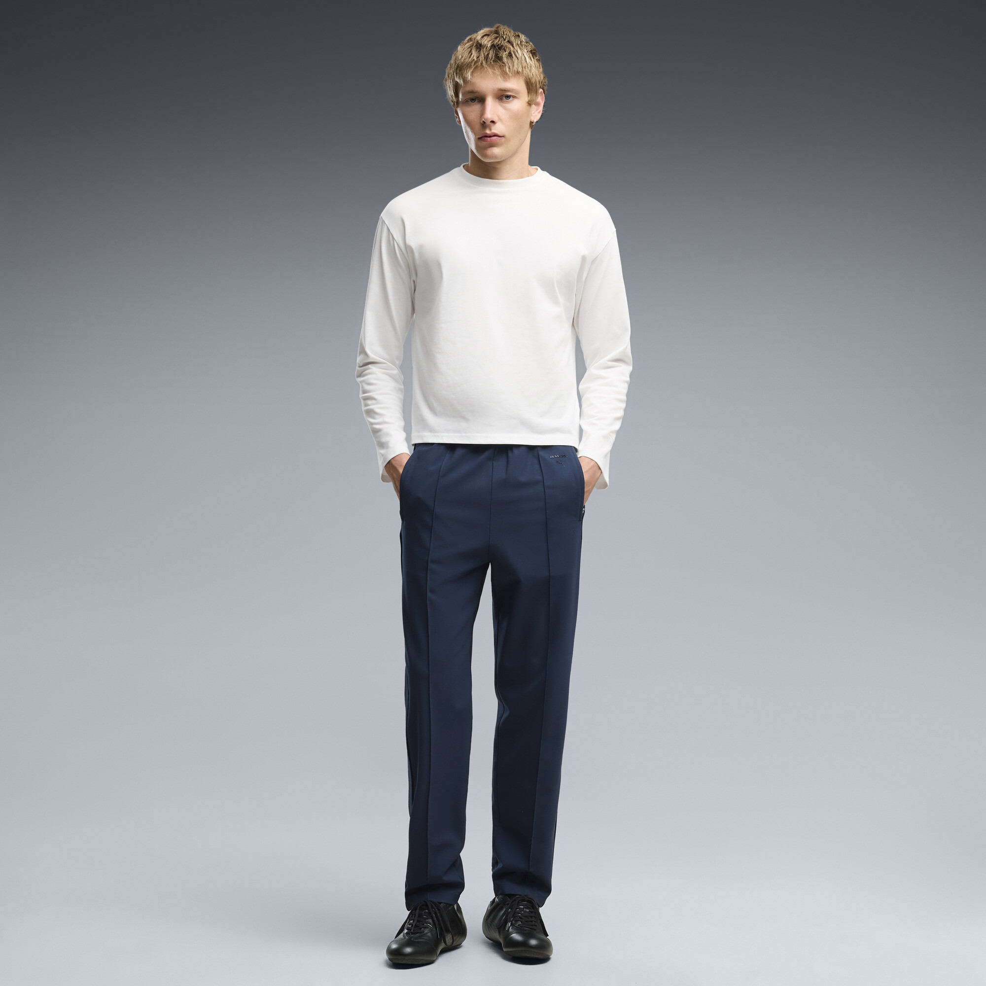 PUMA x JIL SANDER T7 Track Pants Men in Blue, Size L