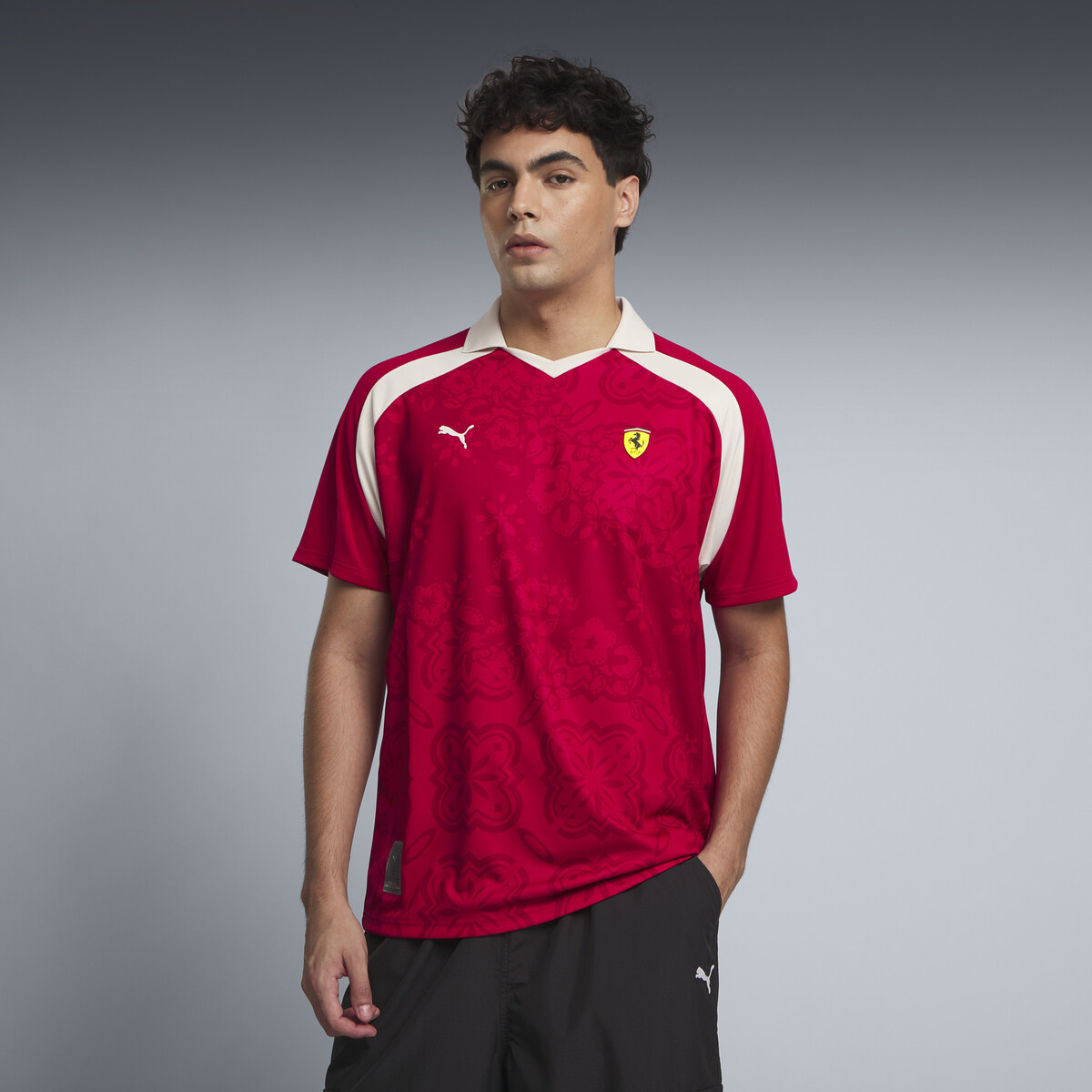 Scuderia Ferrari Singapore Edition Jersey Men in Club Red by PUMA, XXL
