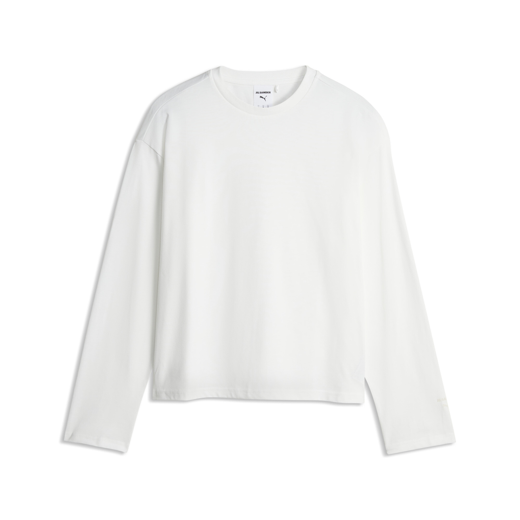 PUMA x JIL SANDER Long Sleeve T-Shirt Men in White, Size S