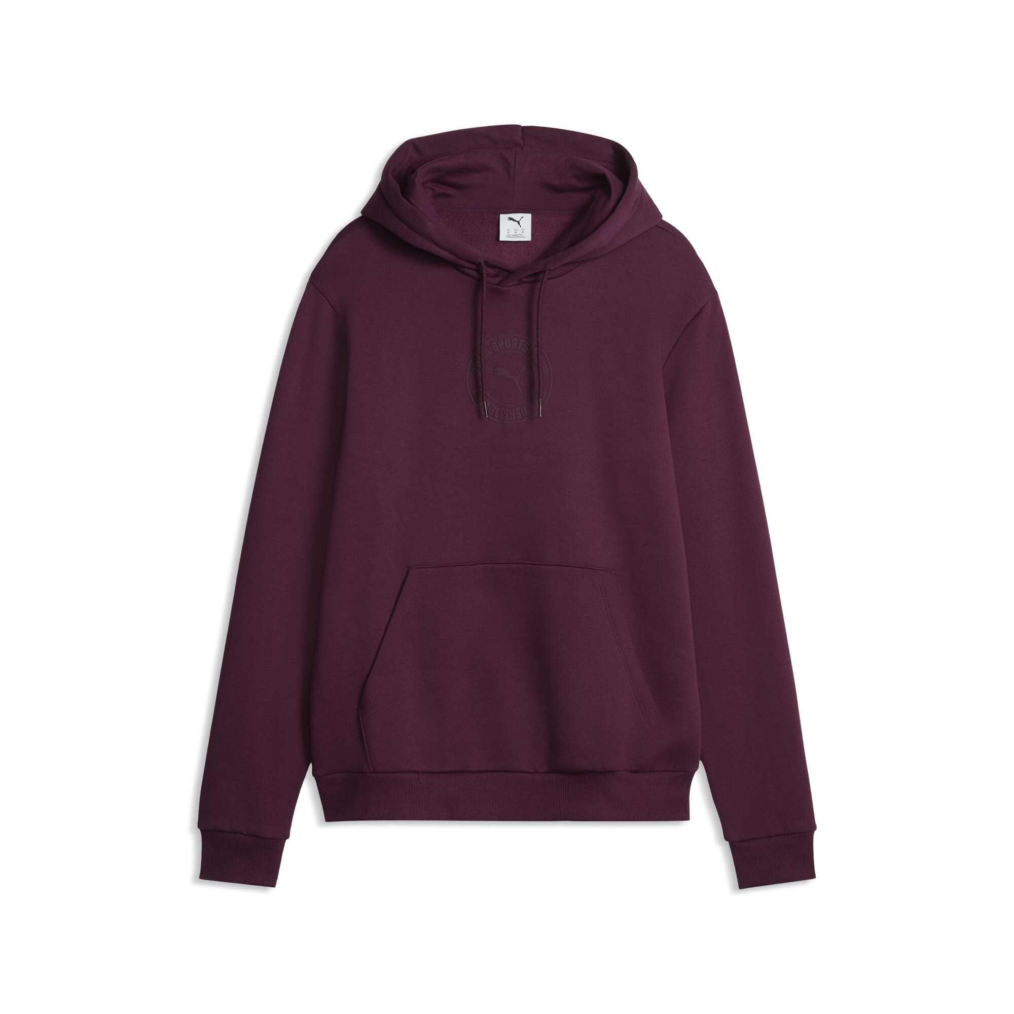 PUMA Elevated Essentials Tonal Men's Graphic Hoodie in Red, Size XL