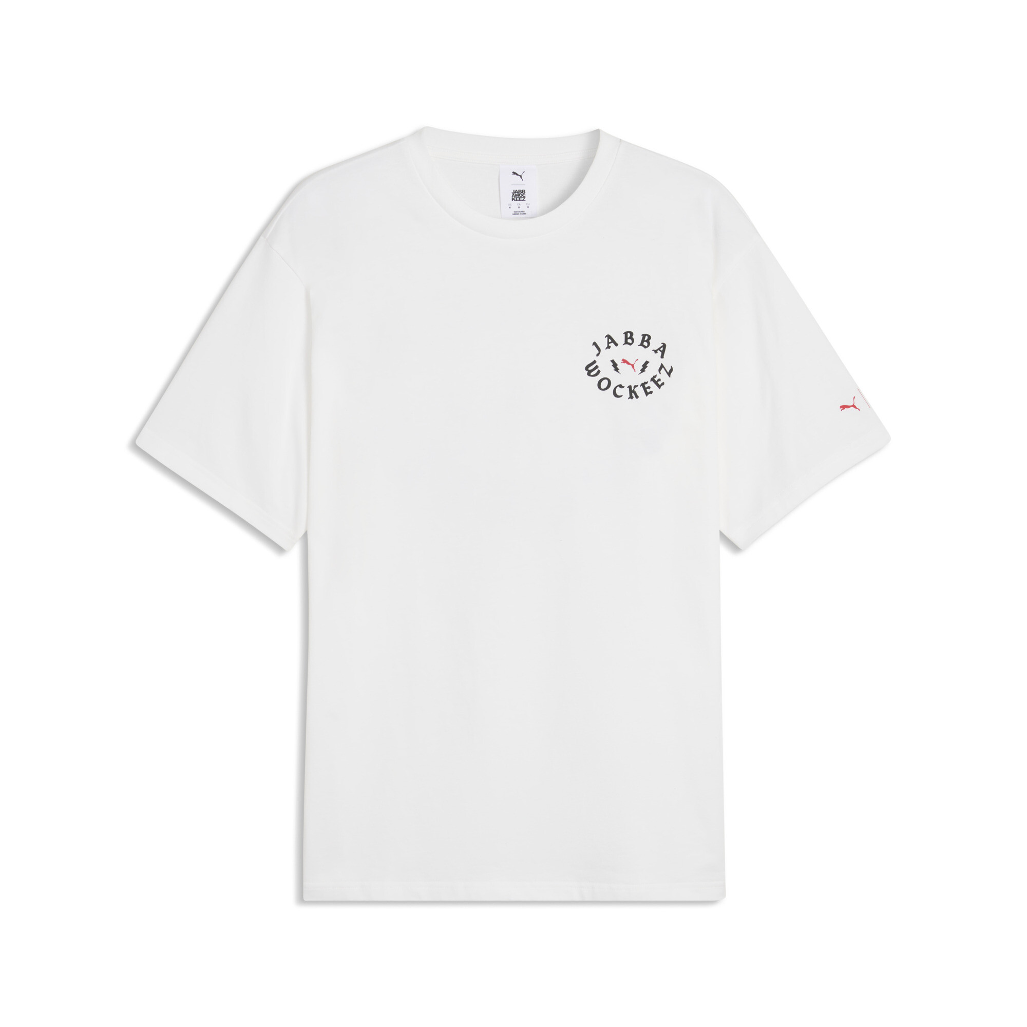 PUMA x JABBAWOCKEEZ Men's Graphic T-Shirt in White, Size S