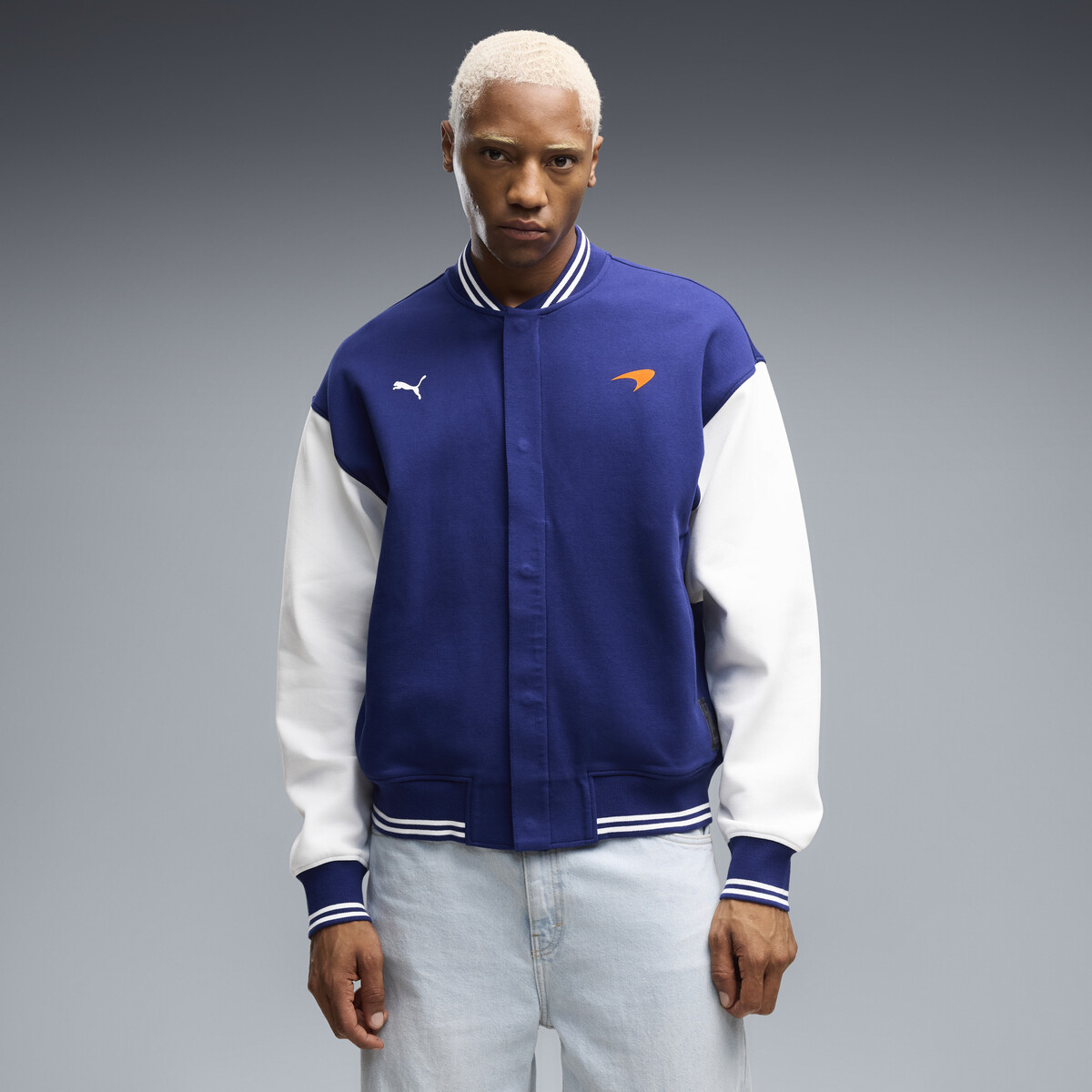McLaren Mastercard Formula 1 Team Jacket Men in Midnight Indigo by PUMA, XS