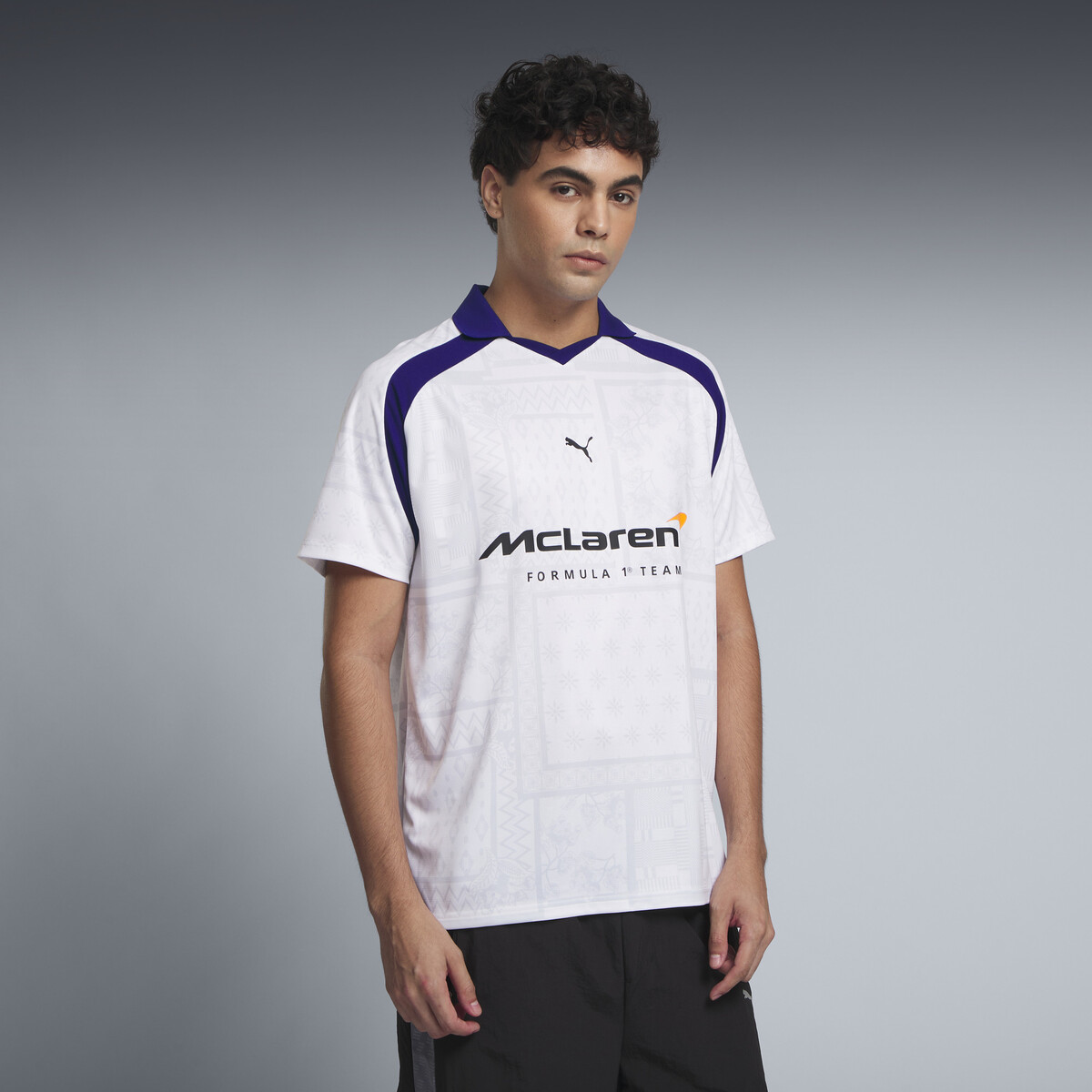 McLaren Mastercard Formula 1 Team Jersey Unisex in White by PUMA, Medium