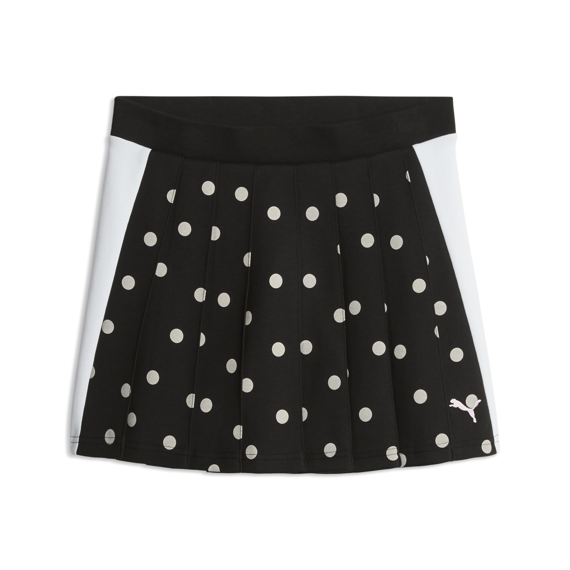 PUMA T7 Polka Dots Rock Damen, Kleidung, Schwarz, M