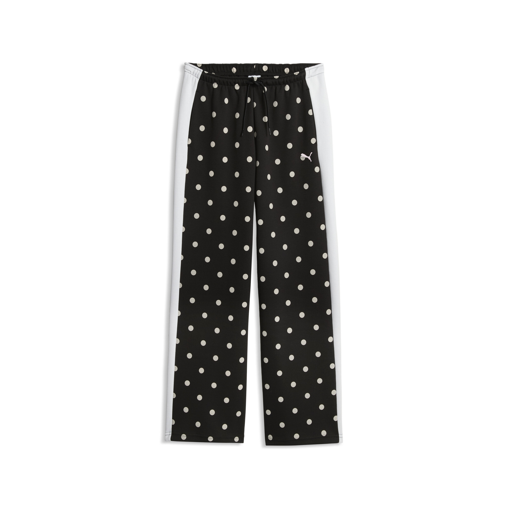 PUMA T7 Polka Dots Strickhose Damen, Kleidung, Schwarz, M