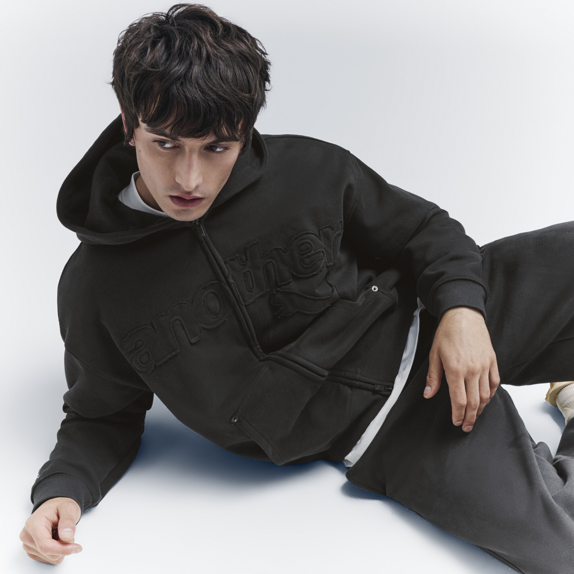 Veste à capuche PUMA x ANOTHER COTTON LAB Unisexe, Accessoires, Noir, M