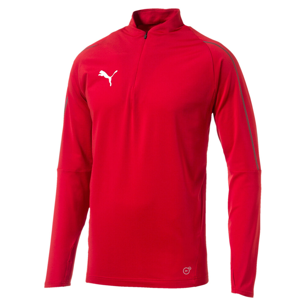 

PUMA - male - Толстовка FINAL Training Quarter Zip Men' Football Sweater – Puma Red-Puma Black –, Красный