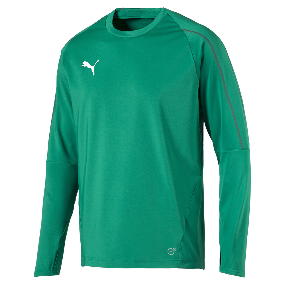 

PUMA - male - Толстовка FINAL Long Sleeve Men' Training Sweater – Pepper Green-Puma Black –, Зеленый