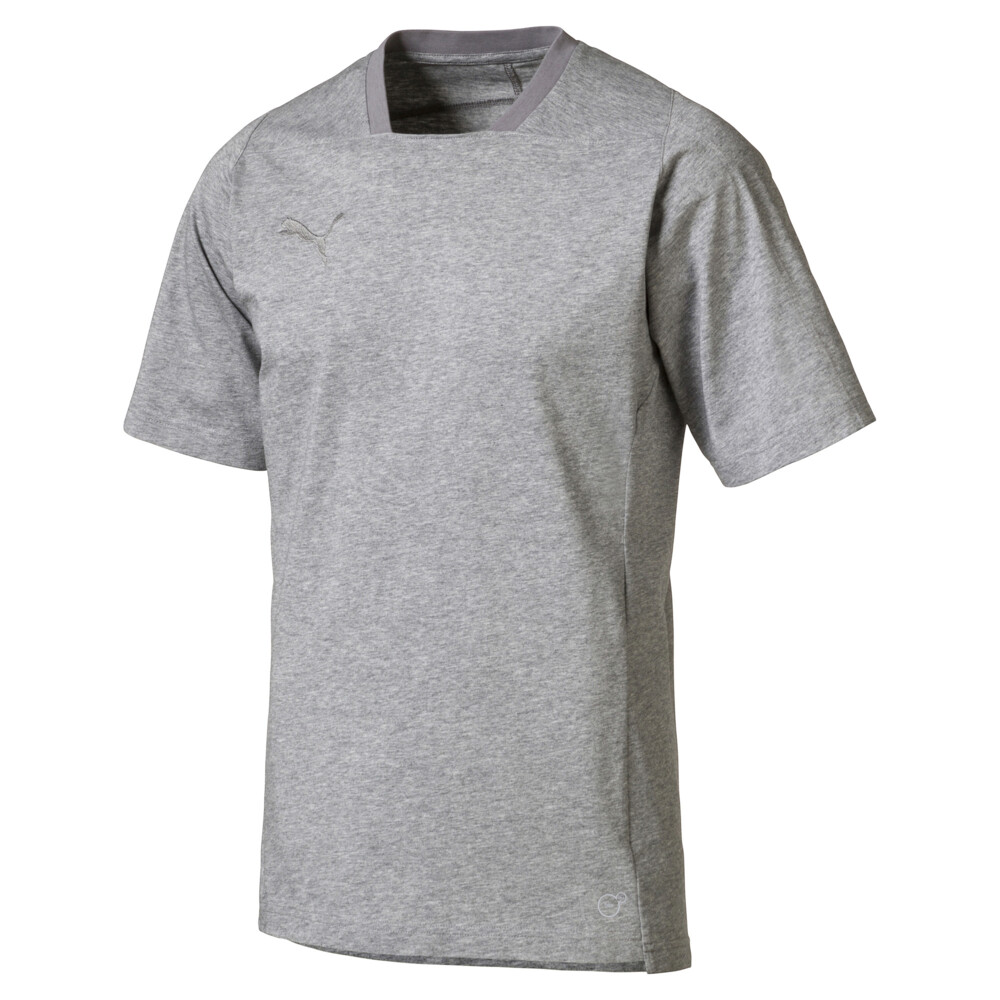 

PUMA - male - Футболка FINAL Short Sleeve Men’s Football Tee – Medium Gray Heather –, Серый