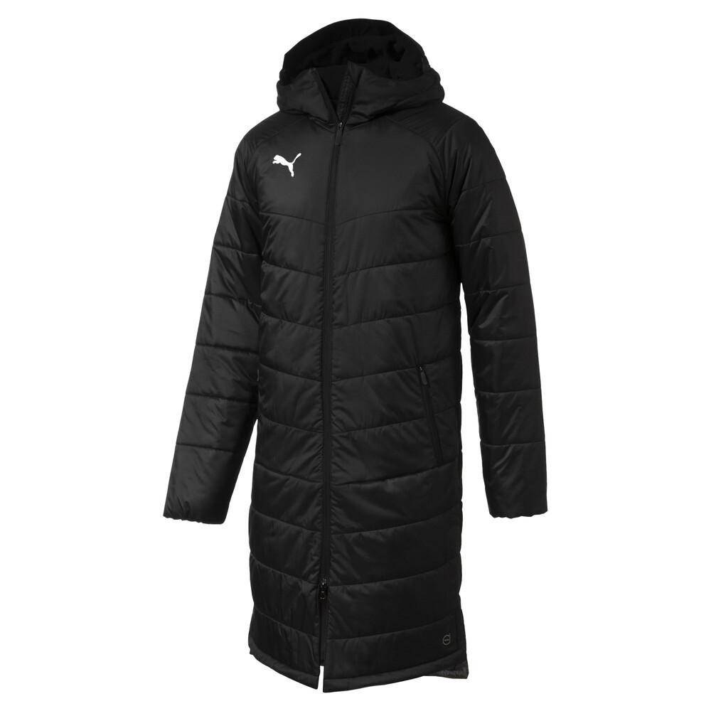 

PUMA - male - Куртка LIGA Sideline Bench Long Men's Jacket – Puma Black-Puma White –, Черный