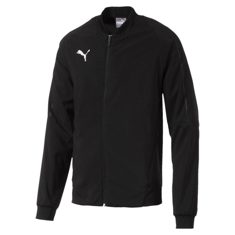

PUMA - male - Куртка FINAL Sideline Woven Full Zip Men's Football Jacket – Puma Black-Asphalt –, Черный