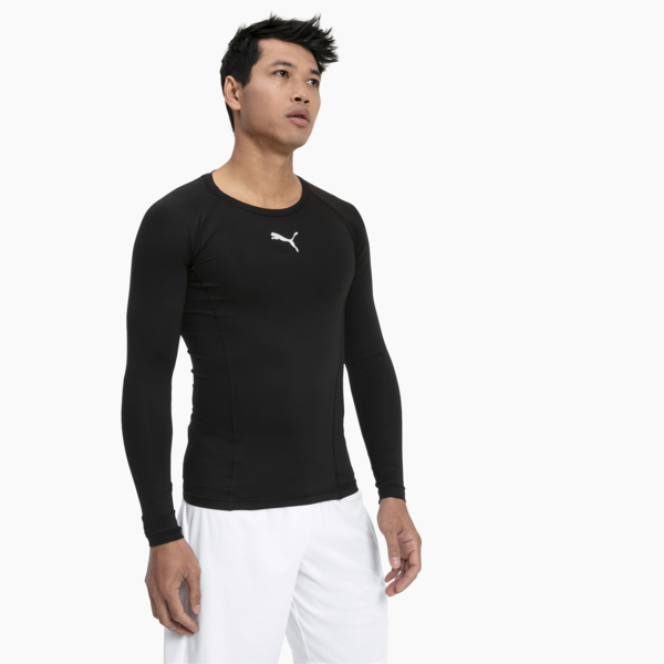 Remera manga larga LIGA para hombre, Puma Black, large-ARG