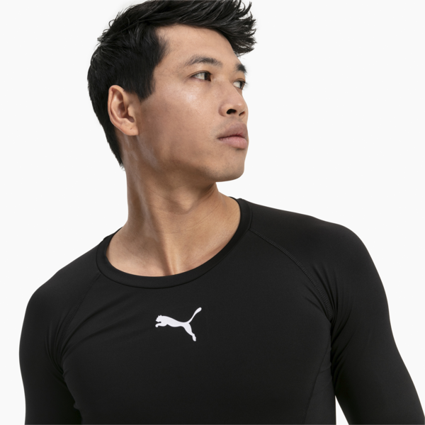 Remera manga larga LIGA para hombre, Puma Black, large-ARG