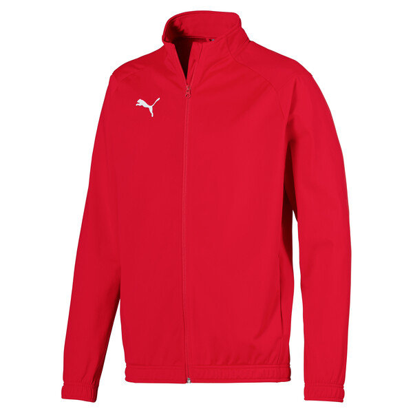 Football Liga Sideline Poly Core Jacket Voor Heren Witrood Maat Xl Puma puma kopen in de aanbieding