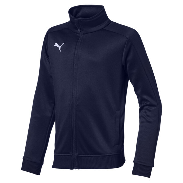 Football Kids Liga Casuals Track Jacket Blauwwit Maat 152 Puma puma kopen in de aanbieding