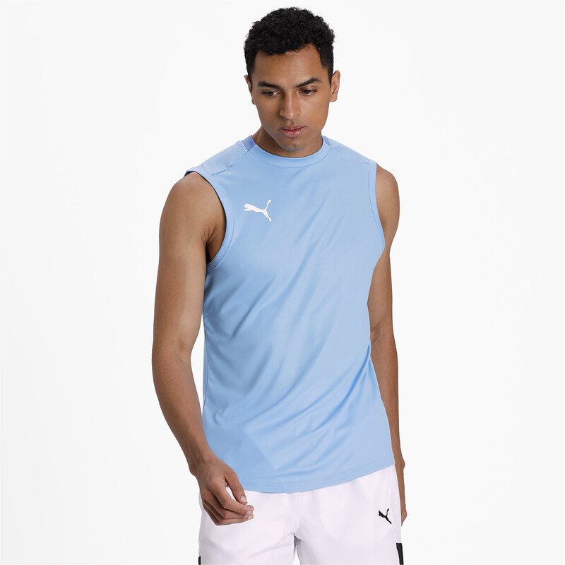 PUMA TeamFINAL 21 Sleeveless Training Jersey, Black/blue