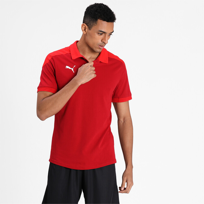 PUMA teamFINAL Sideline Polo, Red