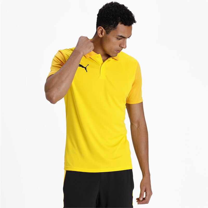 

Men's PUMA GOAL Sideline Slim Fit Polo, Yellow