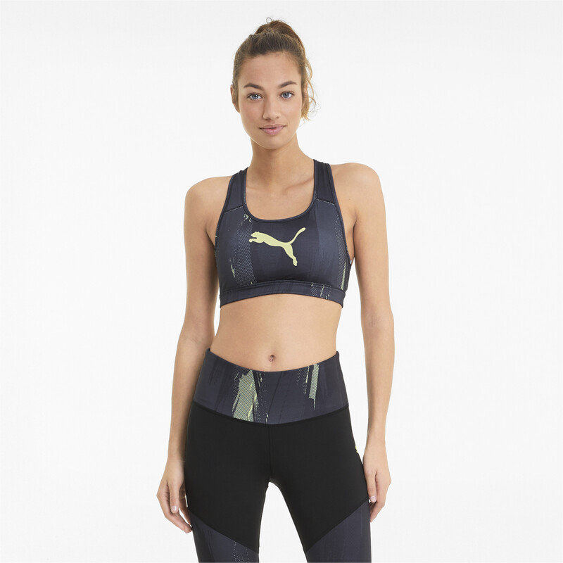 

Women's PUMA individualCUP Football Bra, Black/yellow