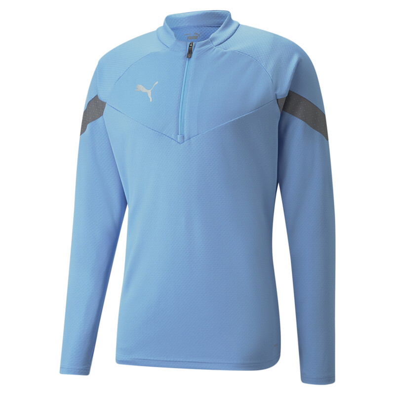 

Men's PUMA teamFINAL Training 1/4 Zip Top, Black/pink/silver