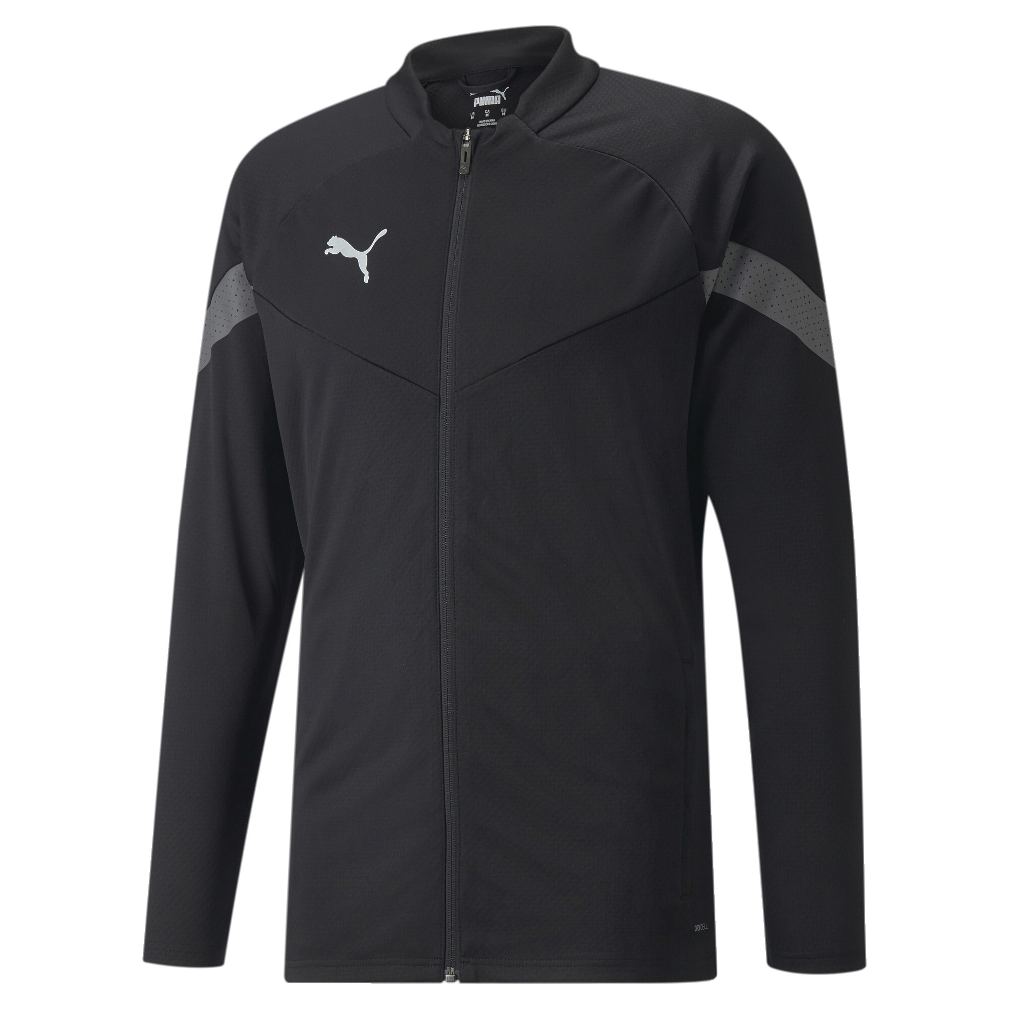 Men's Puma Team FINAL Training's Football Jacket, Black, Size S, Clothing