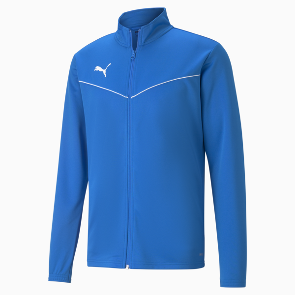 teamRISE Polyester Training Football Jacket Men, Electric Blue Lemonade, large-ZAF