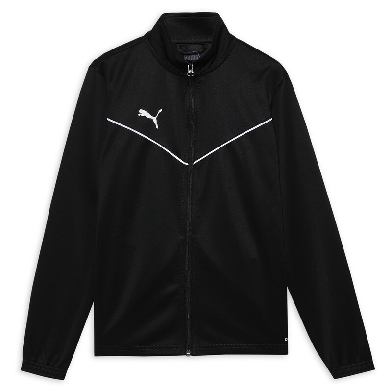 

PUMA teamRISE Polyester Training Youth Football Jacket, White/black