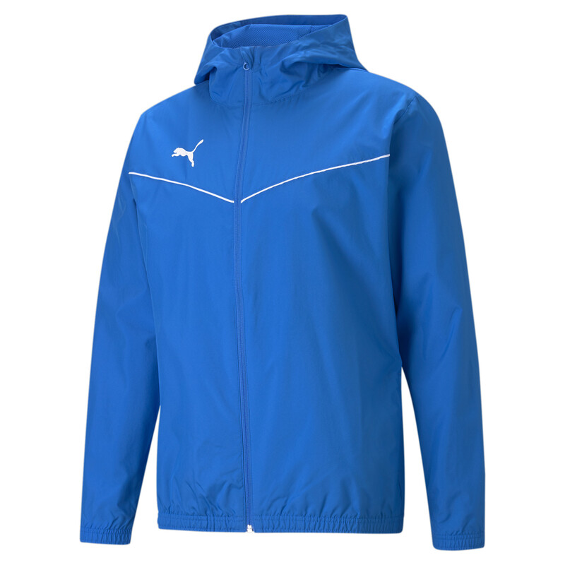 

Men's PUMA teamRISE All-Weather Football Jacket, Black/blue