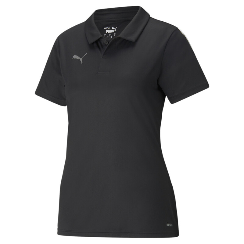 Women's PUMA teamLIGA Sideline Regular Fit Polo, White/black