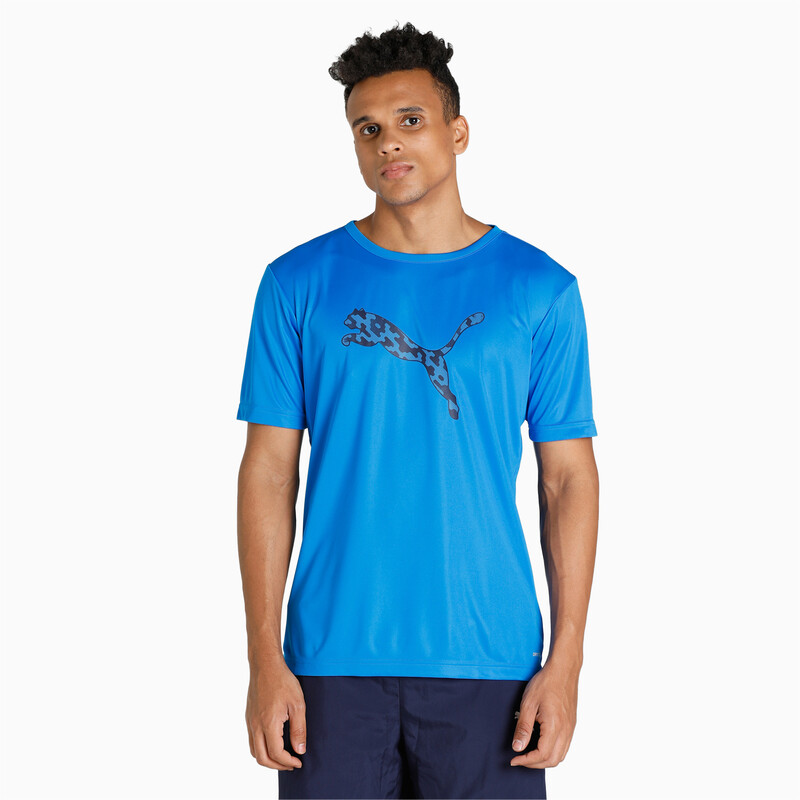 

Men's PUMA individualRISE Logo Football Slim Fit T-Shirt, Black/purple/blue