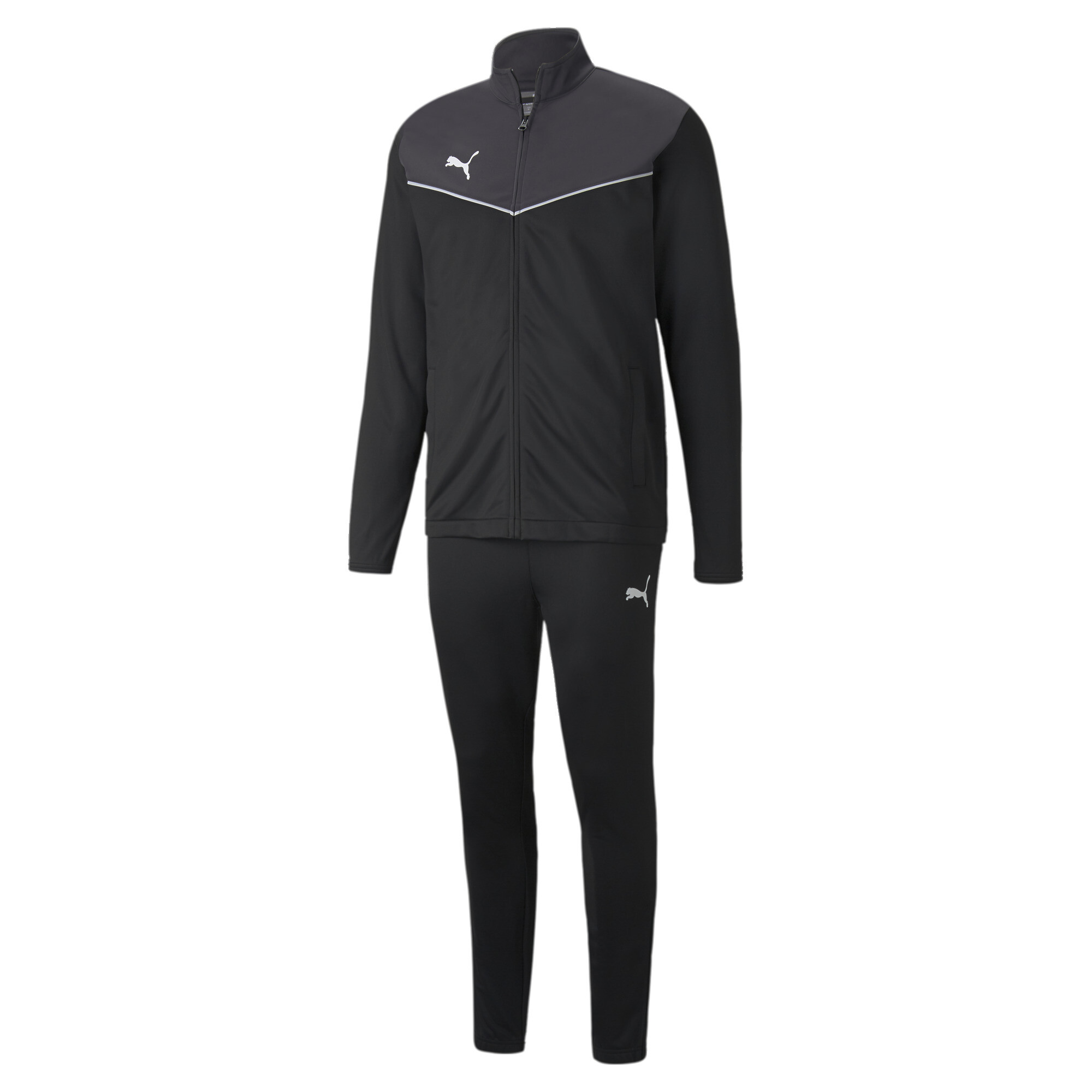Men's Puma Individual RISE's Football Tracksuit, Black, Size XL, Clothing
