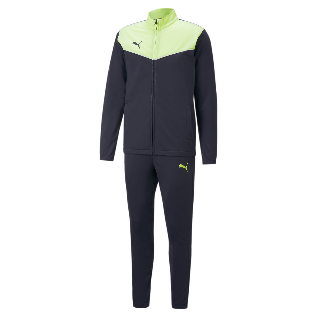 individualRISE Men's Football Tracksuit in Fizzy Light/Parisian Night by PUMA, XXL