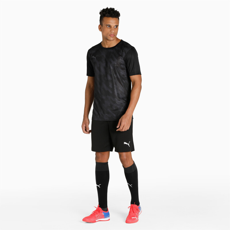 Men's PUMA individualRISE Football Shorts, White/black