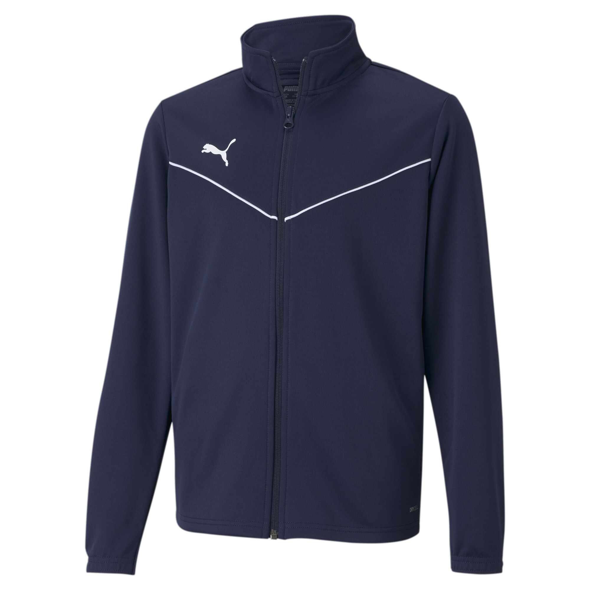  プーマ キッズ サッカー TEAMRISE トレーニング ポリ トラック ジャケット 120-160cm ユニセックス Peacoat-Puma White ｜PUMA.com