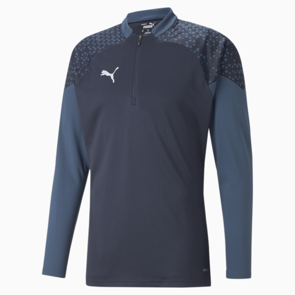 teamCUP Quarter-Zip Football Training Top Men, Parisian Night, large-ZAF