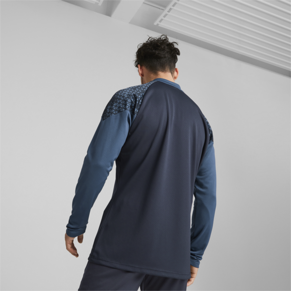 teamCUP Quarter-Zip Football Training Top Men, Parisian Night, large-ZAF