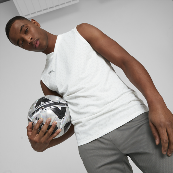 teamCUP Sleeveless Football Training Jersey Men, PUMA White, large-ZAF
