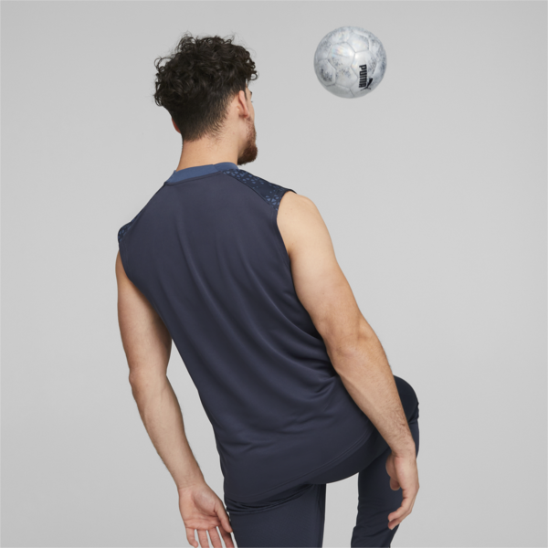 teamCUP Sleeveless Football Training Jersey Men, Parisian Night, large-ZAF