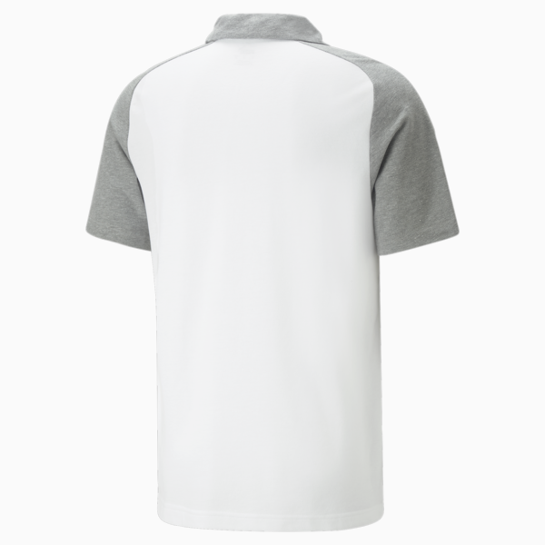 teamCUP Casuals Football Polo Shirt Men, PUMA White, large-ZAF