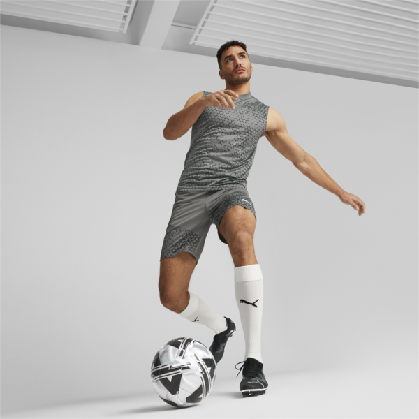 teamCUP Football Training Shorts Men, Flat Medium Gray, large-ZAF