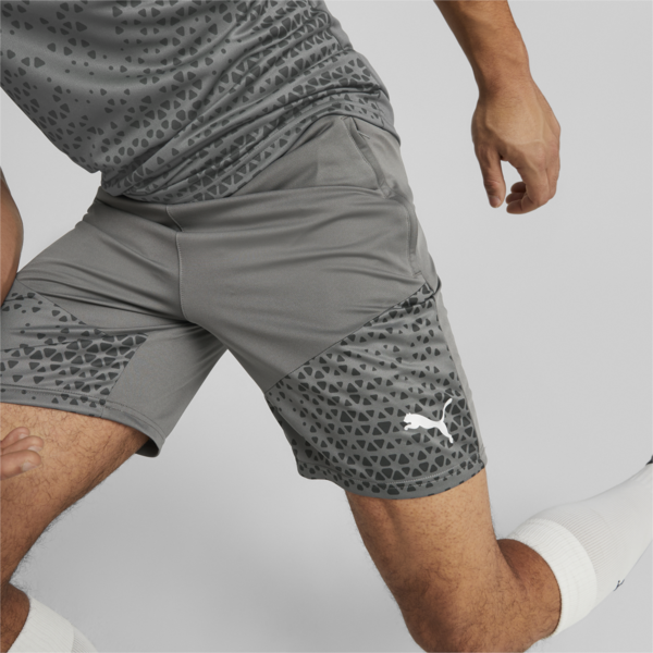 teamCUP Football Training Shorts Men, Flat Medium Gray, large-ZAF
